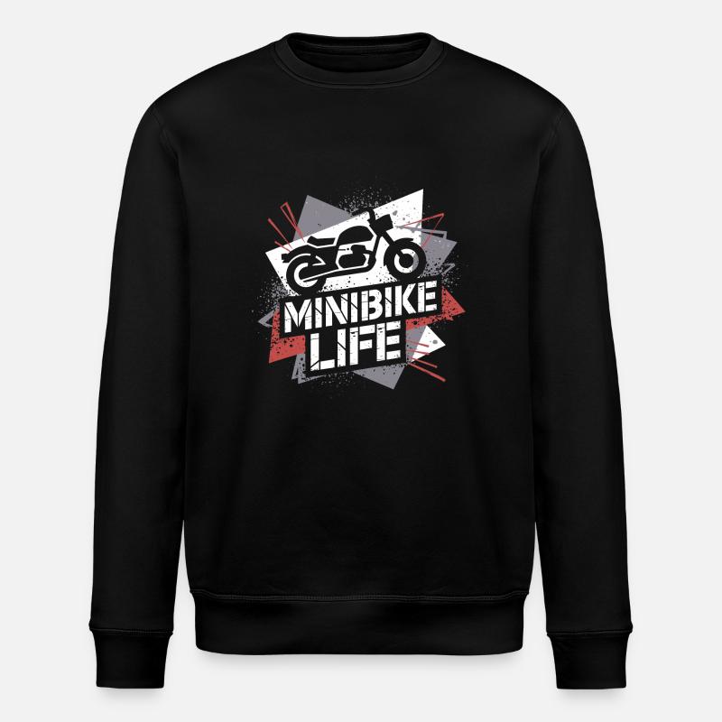 Small bikes, big passion - Stanley/Stella ROLLER Unisex Organic Sweatshirt - black