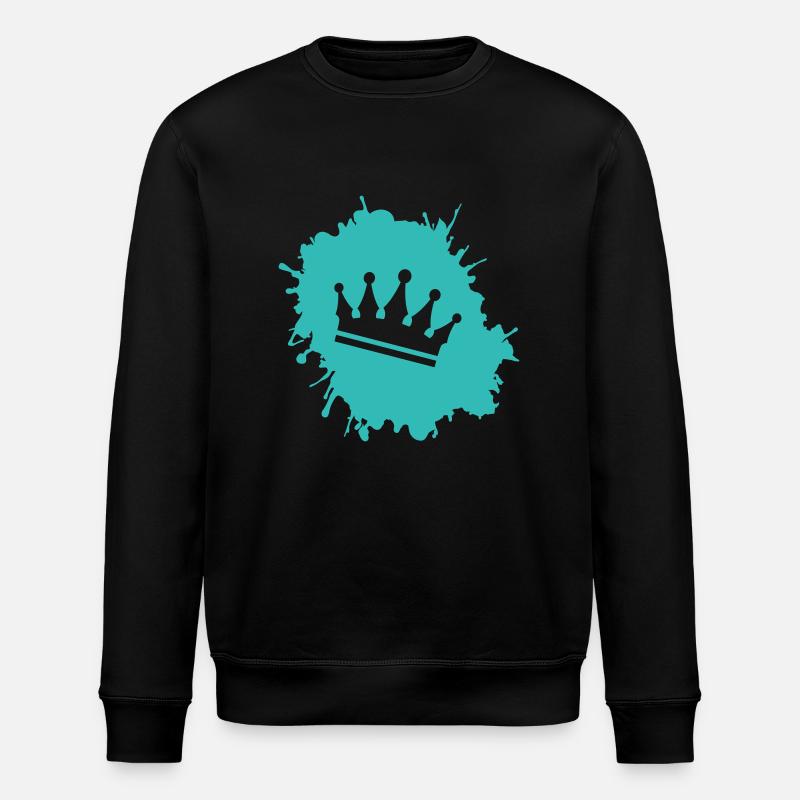 Blobs Couronne - Sweat bio ROLLER Stanley/Stella Unisexe - noir