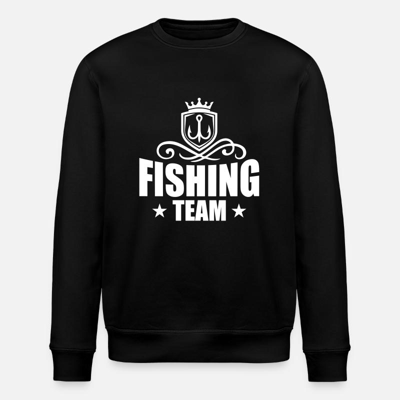 Fishing Team Angelhaken - Stanley/Stella Unisex Bio-Sweatshirt ROLLER - Schwarz