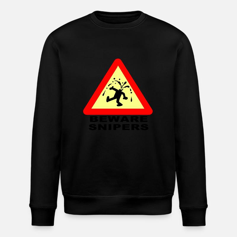 Méfiez-vous Snipers - Sweat bio ROLLER Stanley/Stella Unisexe - noir