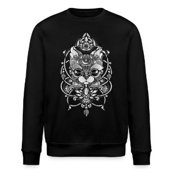 Chat noir - Sweat bio ROLLER Stanley/Stella Unisexe - noir - Devant - Nik (191cm)