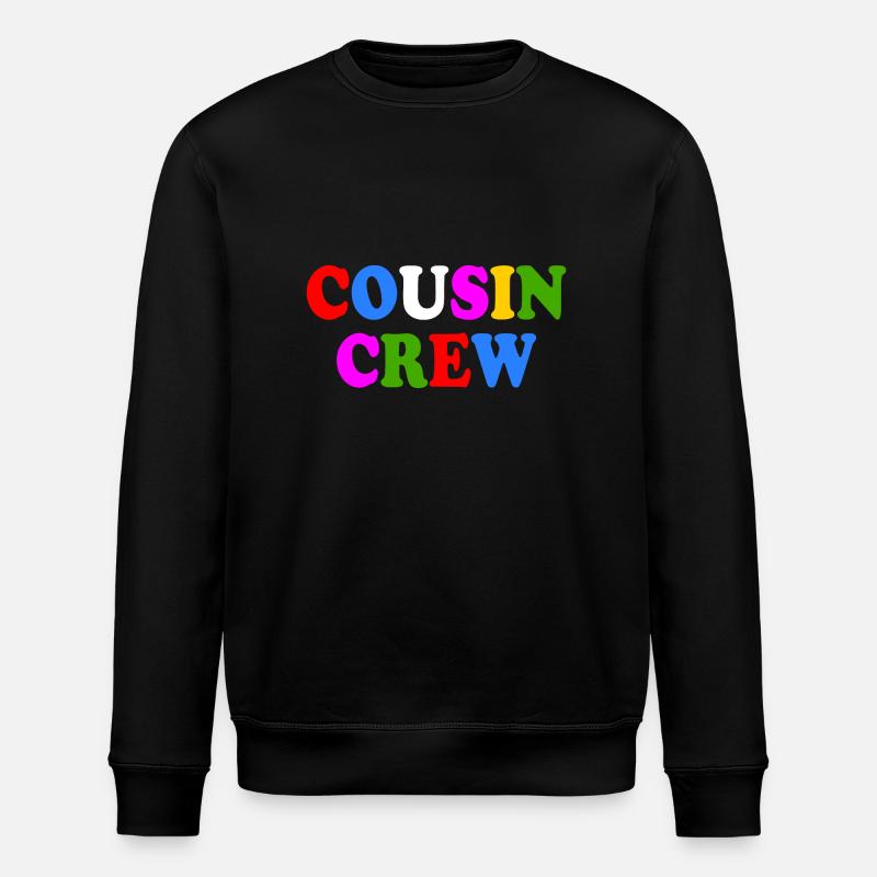 Cousin crew - Stanley/Stella Unisex Bio-Sweatshirt ROLLER - Schwarz