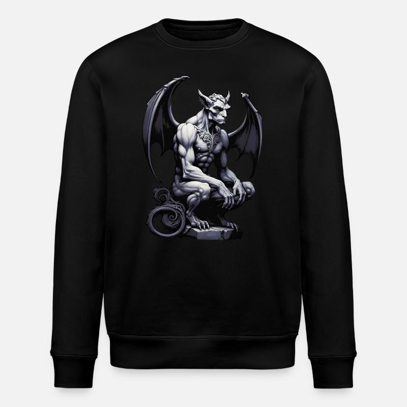 Gargouille - Sweat bio ROLLER Stanley/Stella Unisexe - noir