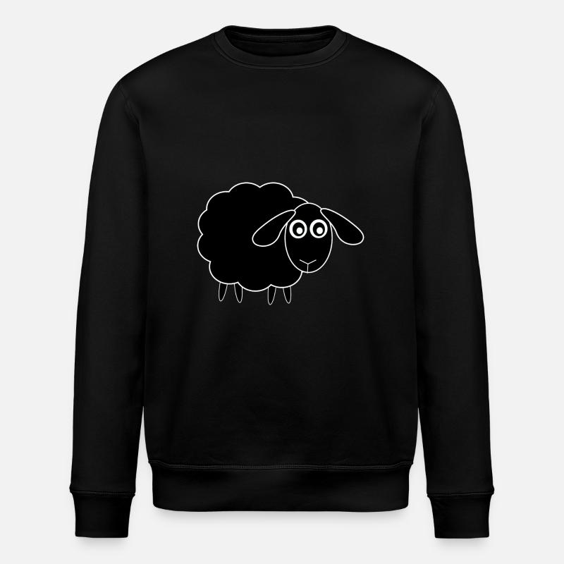 black sheep - Stanley/Stella ROLLER Unisex Organic Sweatshirt - black