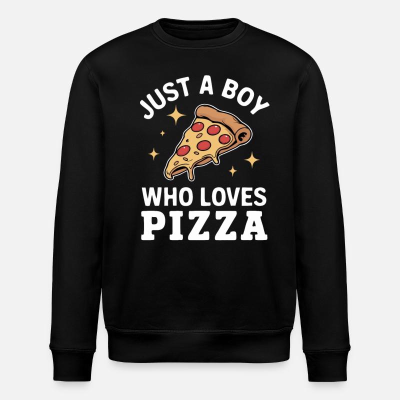 Pizza Italie Restauration rapide - Sweat bio ROLLER Stanley/Stella Unisexe - noir