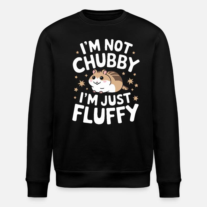 Hamster - Stanley/Stella Unisex Bio-Sweatshirt ROLLER - Schwarz