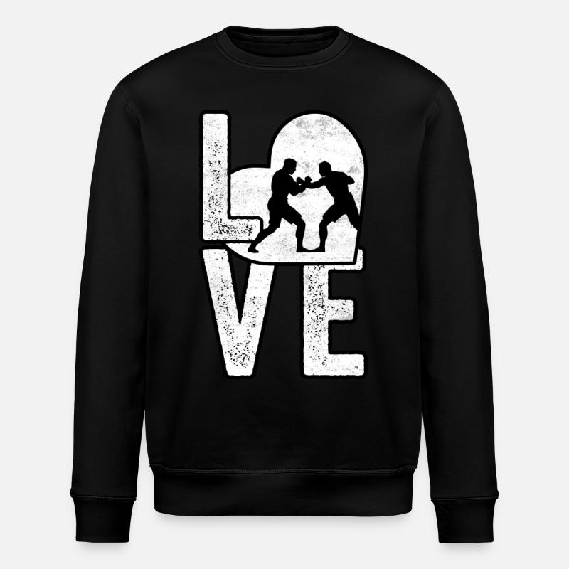 Wrestling-Liebe - Stanley/Stella Unisex Bio-Sweatshirt ROLLER - Schwarz