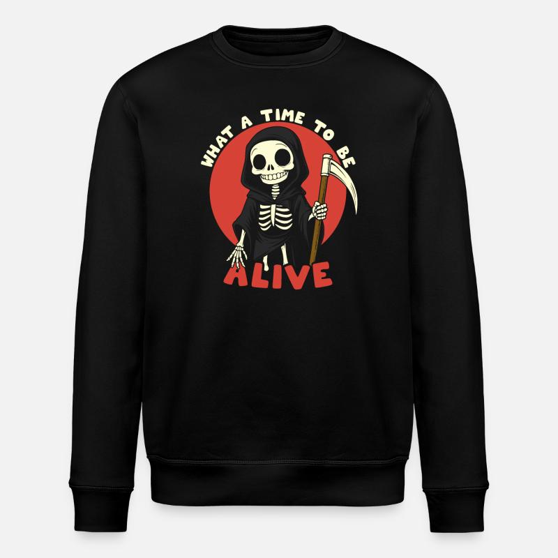 Alive - Stanley/Stella Unisex Bio-Sweatshirt ROLLER - Schwarz
