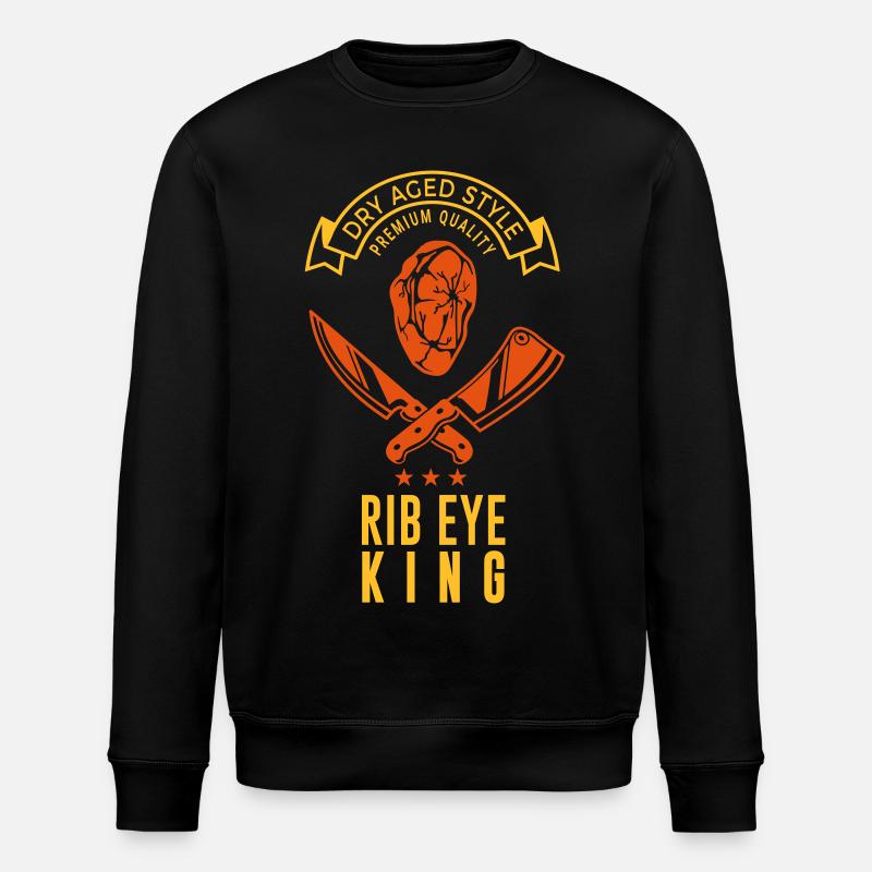 Roi des yeux de côtes - Sweat bio ROLLER Stanley/Stella Unisexe - noir