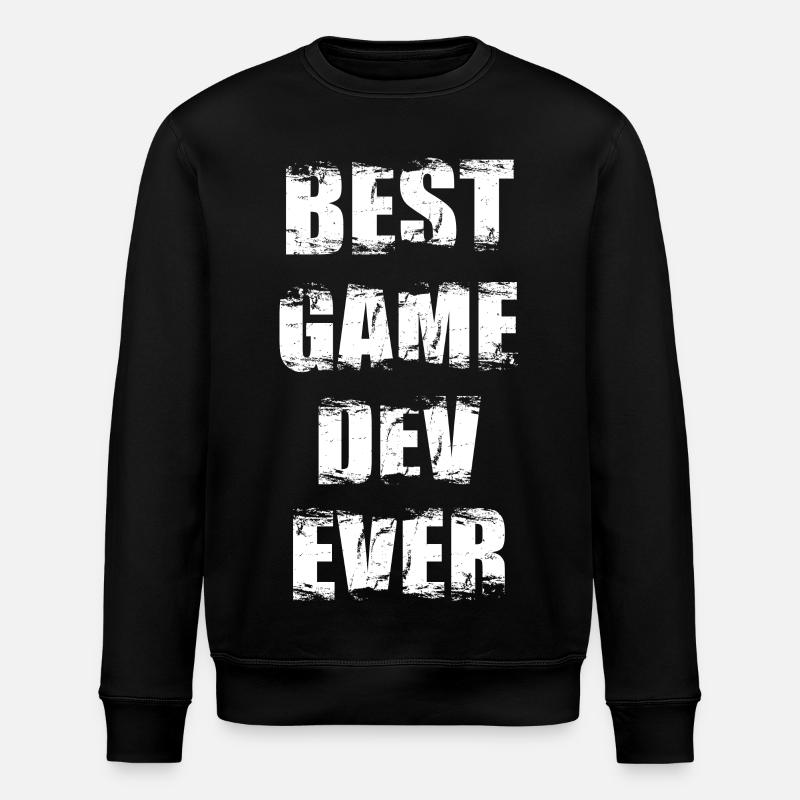 Spielentwickler - Stanley/Stella Unisex Bio-Sweatshirt ROLLER - Schwarz