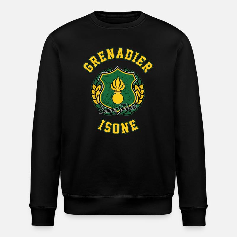 Grenadier - Sweat bio ROLLER Stanley/Stella Unisexe - noir