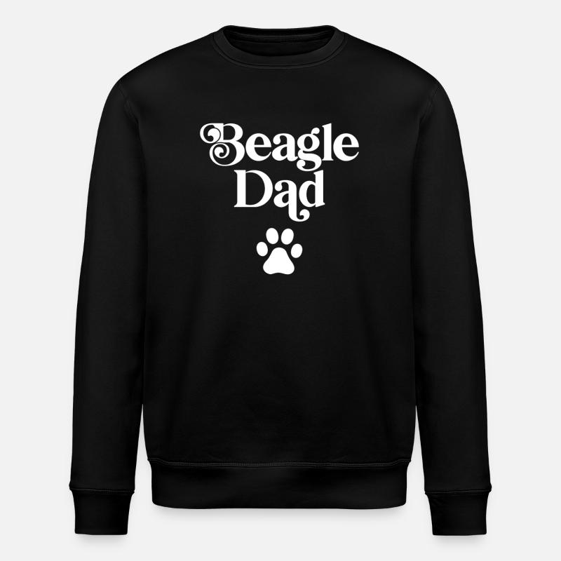 Beagle Dad - Stanley/Stella ROLLER Unisex Organic Sweatshirt - black