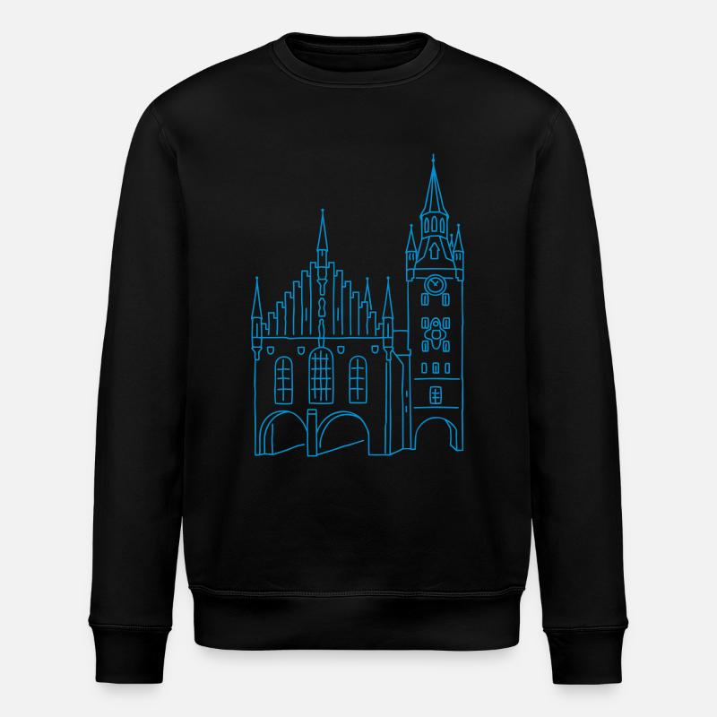 Altes Rathaus München - Stanley/Stella Unisex Bio-Sweatshirt ROLLER - Schwarz
