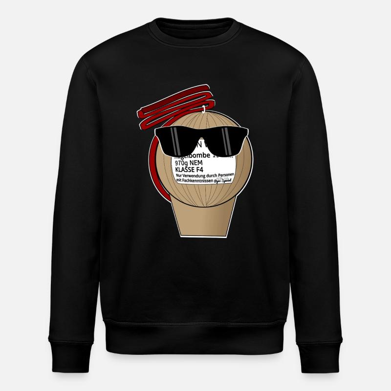 Pyro Sunglasses - Stanley/Stella ROLLER Unisex Organic Sweatshirt - black