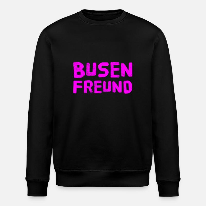 Busenfreund - Stanley/Stella Unisex Bio-Sweatshirt ROLLER - Schwarz