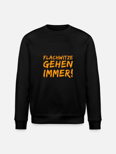mein Humor - Stanley/Stella Unisex Bio-Sweatshirt ROLLER - Schwarz
