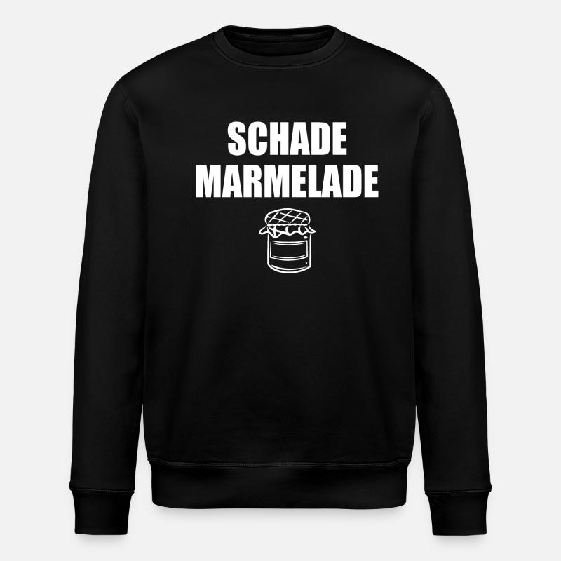 Schade Marmelade - Stanley/Stella Unisex Bio-Sweatshirt ROLLER - Schwarz