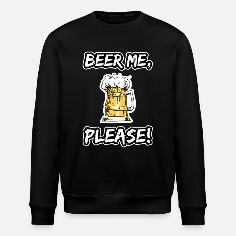 Chemise de bière - Sweat bio ROLLER Stanley/Stella Unisexe - noir