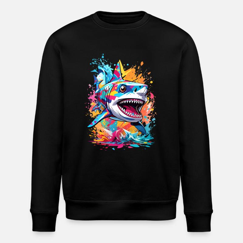 Hai - Stanley/Stella Unisex Bio-Sweatshirt ROLLER - Schwarz