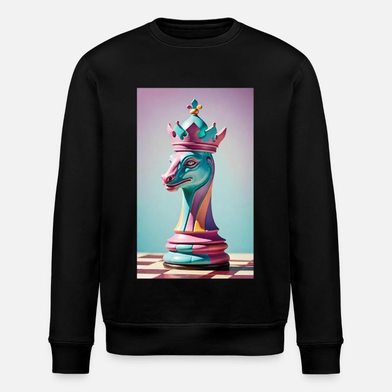 Chess | Chess piece | Chess player - Stanley/Stella ROLLER Unisex Organic Sweatshirt - black