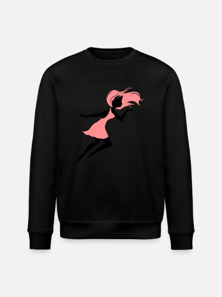 girly - Stanley/Stella ROLLER Unisex Organic Sweatshirt - black