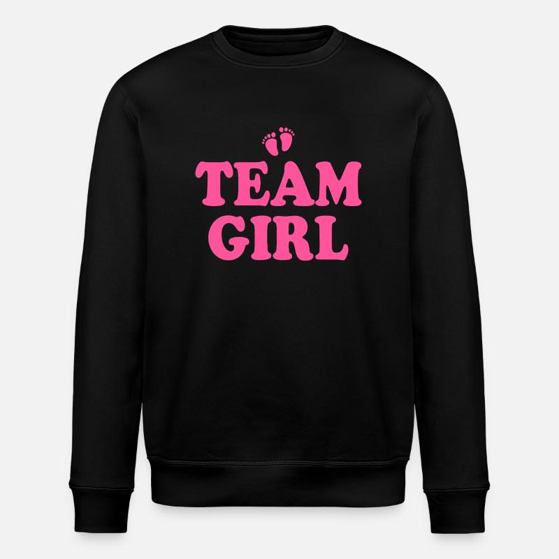 Team girl - Stanley/Stella Unisex Bio-Sweatshirt ROLLER - Schwarz
