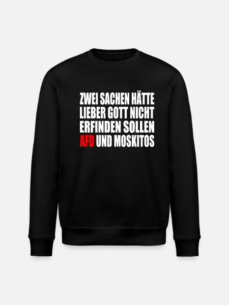 Against the right - Stanley/Stella ROLLER Unisex Organic Sweatshirt - black