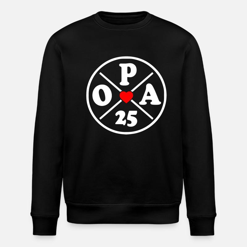 Opa 2025 - Stanley/Stella Unisex Bio-Sweatshirt ROLLER - Schwarz
