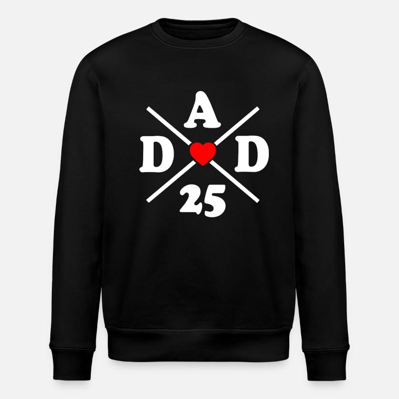 Dad 2025 - Stanley/Stella Unisex Bio-Sweatshirt ROLLER - Schwarz