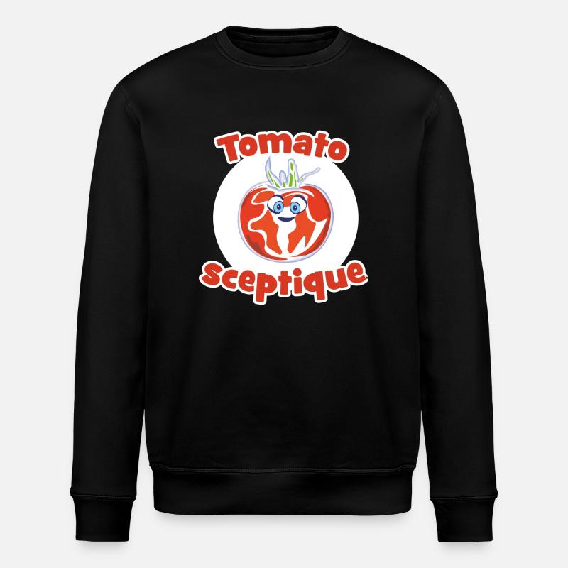 Tomato Skeptical - Stanley/Stella ROLLER Unisex Organic Sweatshirt - black