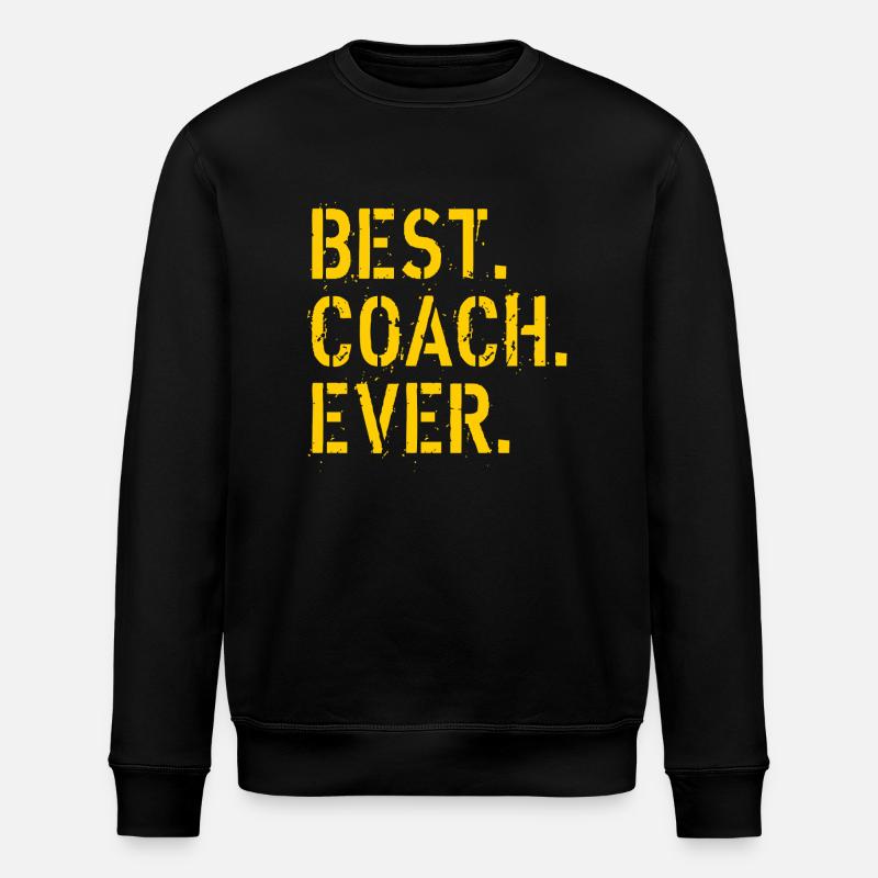 Best coach ever - Sweat bio ROLLER Stanley/Stella Unisexe - noir
