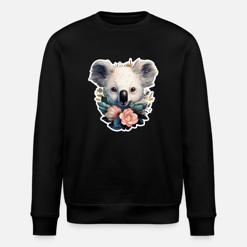 Koala Mignon - Sweat bio ROLLER Stanley/Stella Unisexe - noir