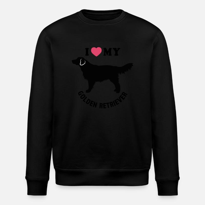 J’adore mon Golden retriever - Sweat bio ROLLER Stanley/Stella Unisexe - noir