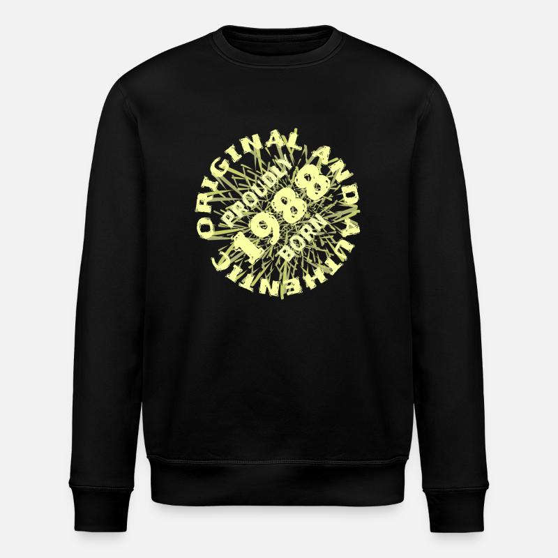 1988 - Stanley/Stella Unisex Bio-Sweatshirt ROLLER - Schwarz