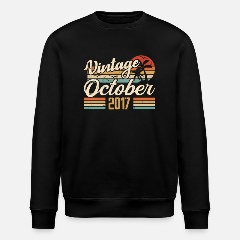Octobre 2017 Cadeau Anniversaire - 2017 - Sweat bio ROLLER Stanley/Stella Unisexe - noir