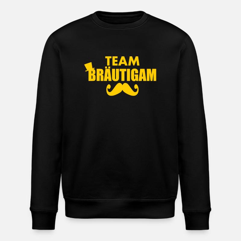 Team bräutigam - Stanley/Stella Unisex Bio-Sweatshirt ROLLER - Schwarz