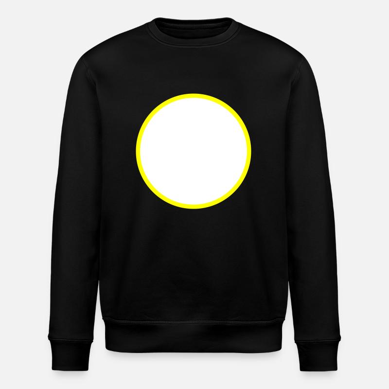 Circle Symbol Blank - Stanley/Stella ROLLER Unisex Organic Sweatshirt - black