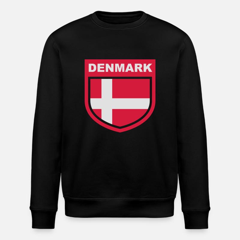 denmark_emblem - Stanley/Stella Unisex Bio-Sweatshirt ROLLER - Schwarz