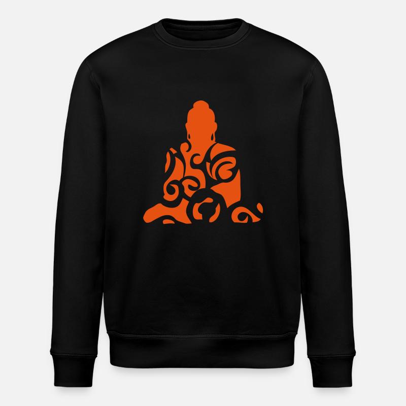 bouddha bouddhisme statue design art - Sweat bio ROLLER Stanley/Stella Unisexe - noir