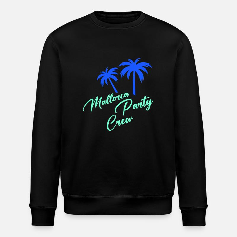 Mallorca Party Crew - Stanley/Stella ROLLER Unisex Organic Sweatshirt - black