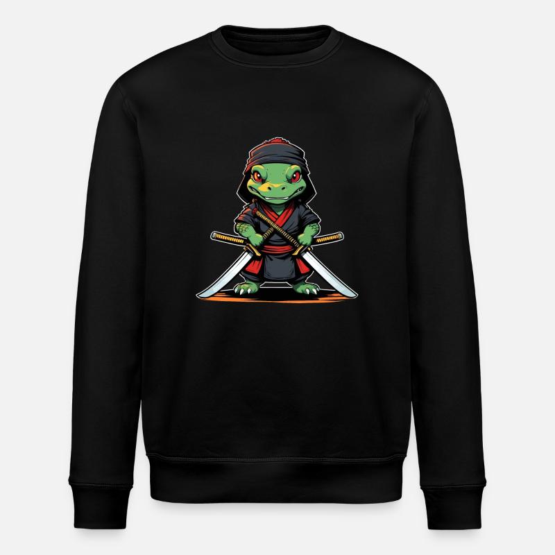 Ninja Aligator #3 - Sweat bio ROLLER Stanley/Stella Unisexe - noir