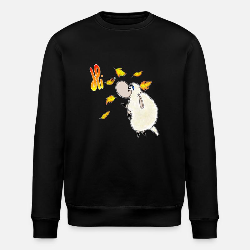 Wolly Sheepling Fall Gaming - Stanley/Stella ROLLER Unisex Organic Sweatshirt - black