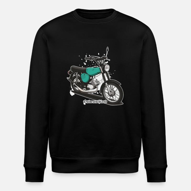 S51 (turquoise) // Illustration - Sweat bio ROLLER Stanley/Stella Unisexe - noir