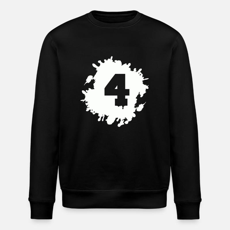 4 gouttes - Sweat bio ROLLER Stanley/Stella Unisexe - noir