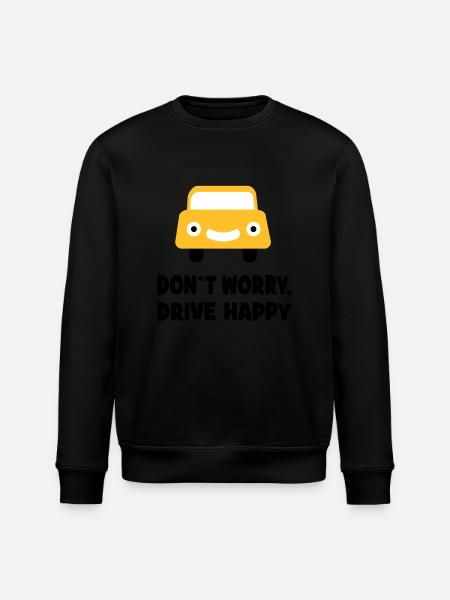 Driving a car - Stanley/Stella ROLLER Unisex Organic Sweatshirt - black