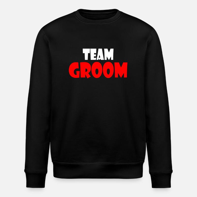 Team groom - Stanley/Stella Unisex Bio-Sweatshirt ROLLER - Schwarz