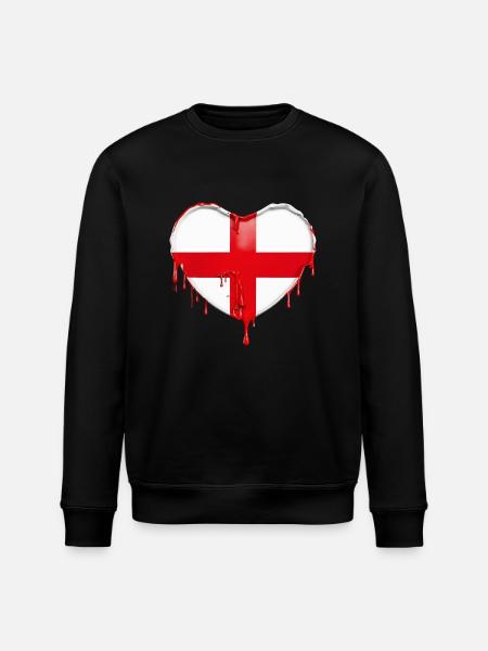 DRAPEAU ANGLAIS DRAPEAU ANGLETERRE - Sweat bio ROLLER Stanley/Stella Unisexe - noir