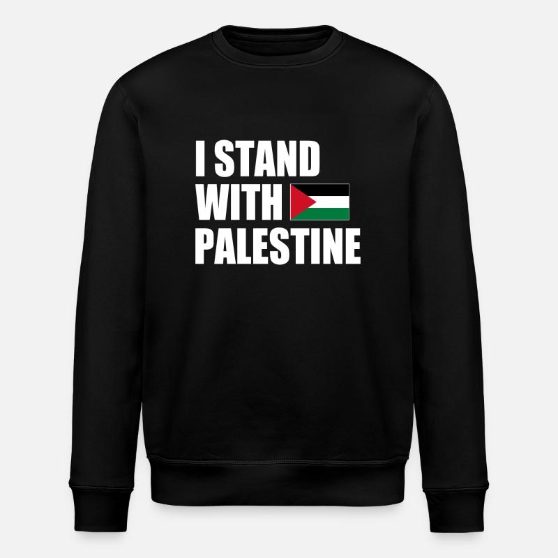 I stand with palestine - Sweat bio ROLLER Stanley/Stella Unisexe - noir