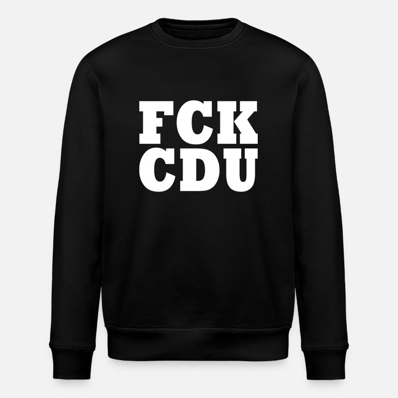 Cdu - Stanley/Stella ROLLER Unisex Organic Sweatshirt - black