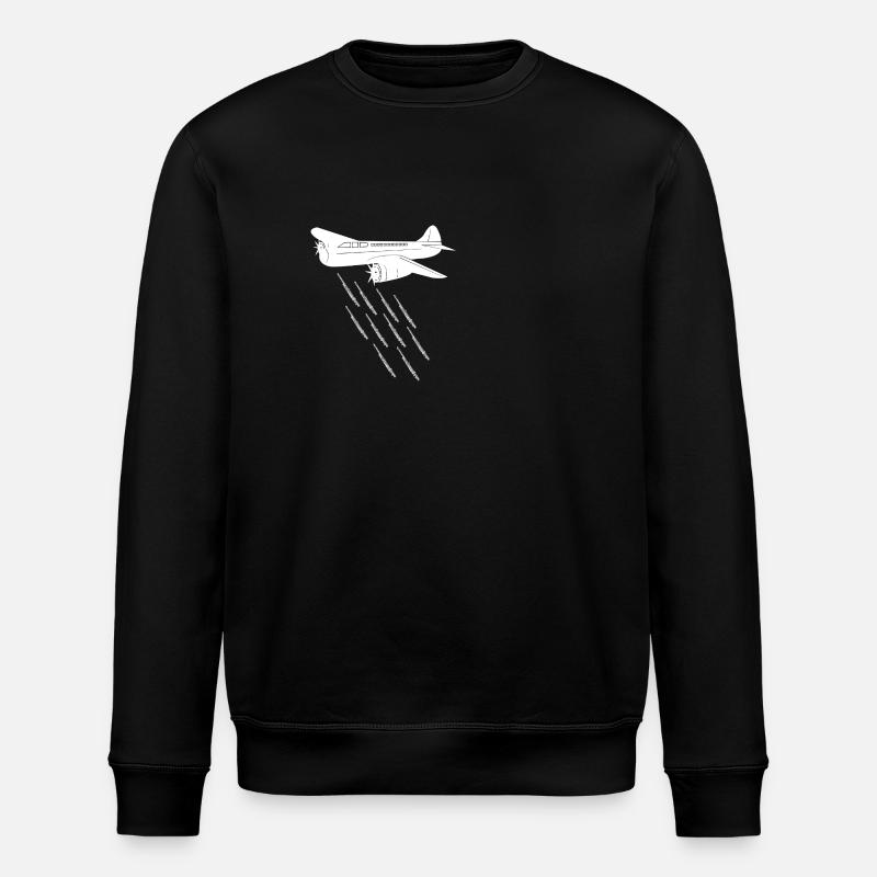 Flute player - Stanley/Stella ROLLER Unisex Organic Sweatshirt - black